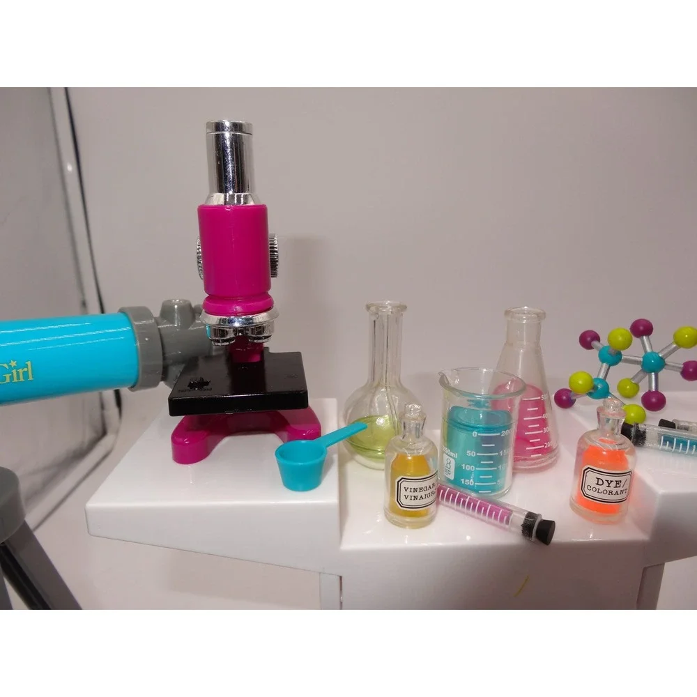 American Girl Doll Science Fair Set Our Generation Science Items Telescope Lab
